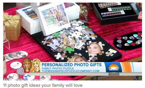 Today Show features The Missing Piece Puzzle Company for Best Personalized Puzzles