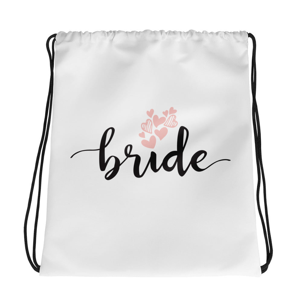 Wedding Drawstring Bag - Bride