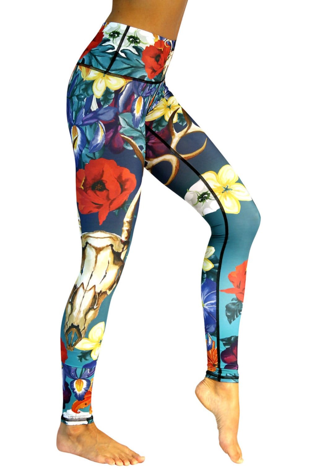 Georgia O'Keeffe Eco-Friendly Women's Printed Yoga Leggings | Yoga ...