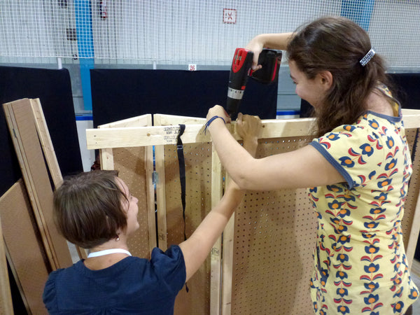 Twist Festival booth building