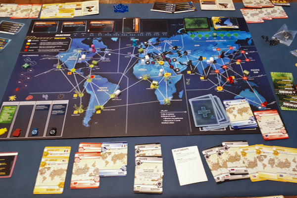 Pandemic Legacy game board