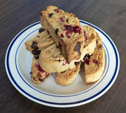 cranberry biscotti cookies