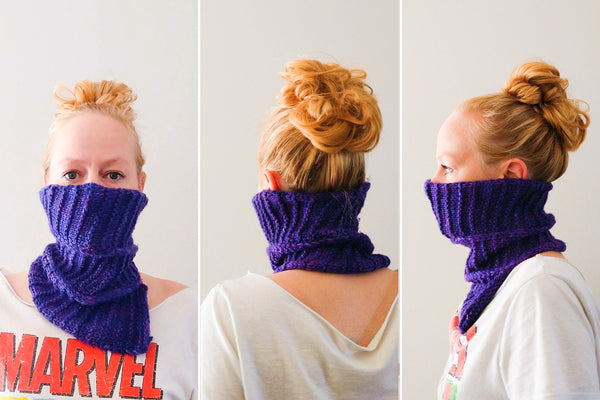 Cyclone Cowl knitting pattern