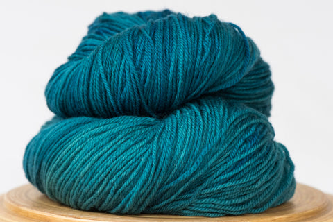 Messa di voce hand-dyed merino yarn in Georgian Bay