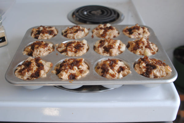 Muffins with optional topping