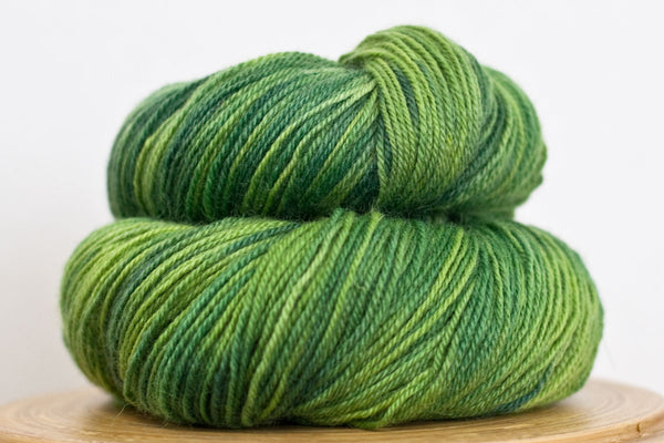 Tree frog Pizzicato hand-dyed sock yarn