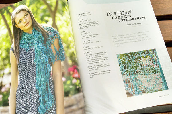 Parisian Gardens Circular Shawl by Mary Jane Hall
