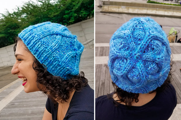 Sweet Dreams cabled hat pattern