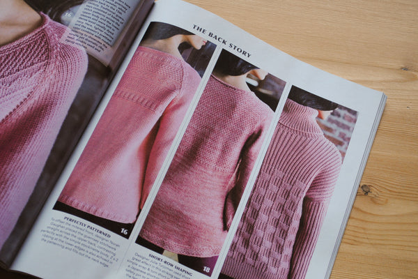 Vogue knitting back story