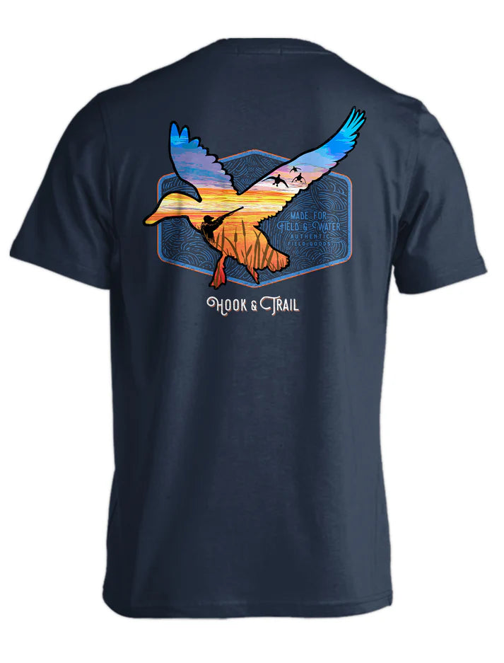 Hook and Trail Mallard Silhouette Shirt