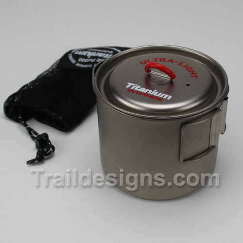 Evernew 900ml Titanium Ultra Light Mug Pot Eca267 Trail Designs 5183