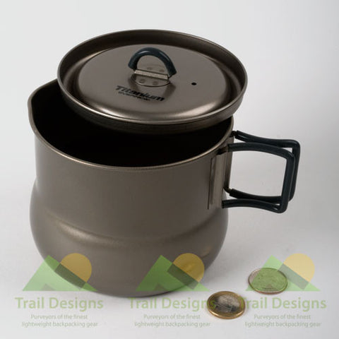 Evernew Titanium 800ml Teapot Eca318 Trail Designs