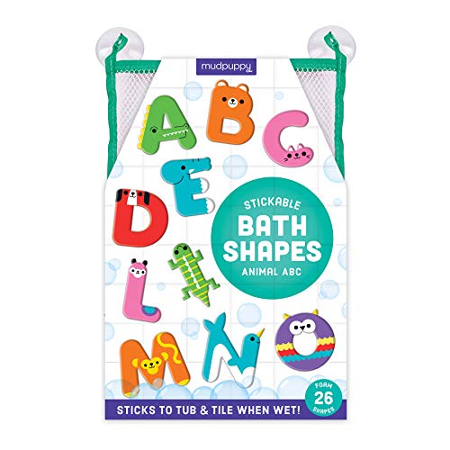 Animal ABC Stickable Bath Shapes