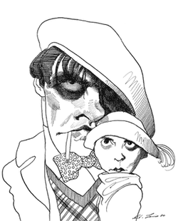 Vladimir Mayakovsky and Lili Brik