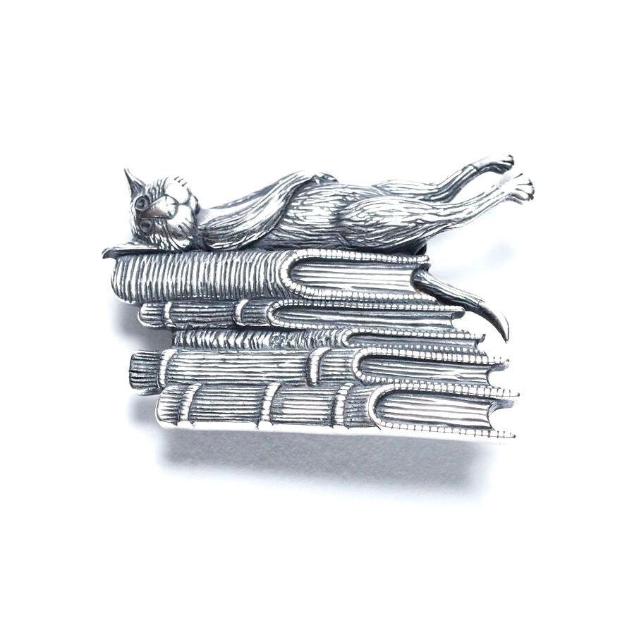 Edward Gorey “Life is Sweet” Sterling Silver Pin