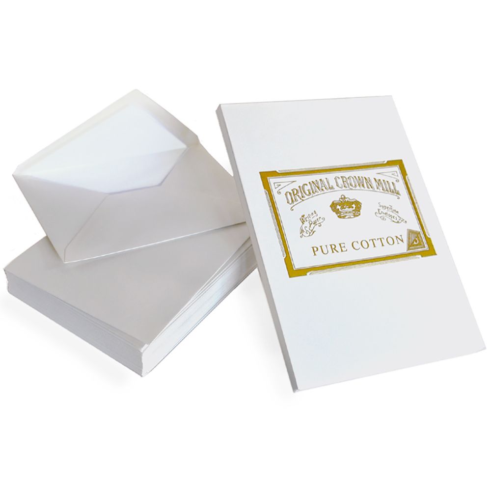 Pure Cotton Correspondence Pad and Envelopes