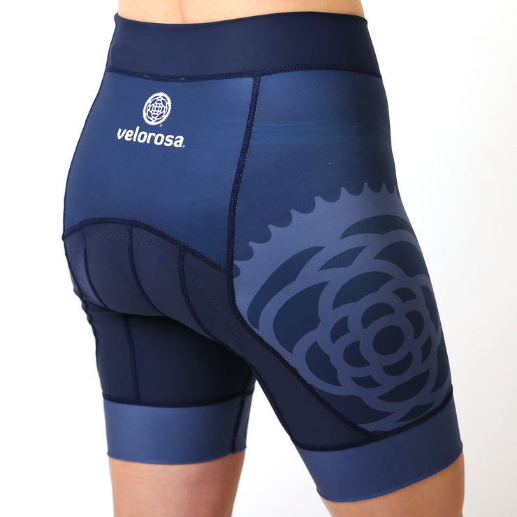 womens navy blue biker shorts