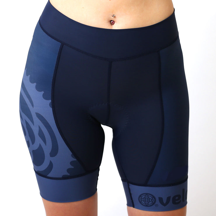 navy cycling shorts womens