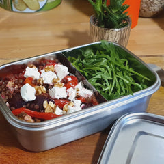 lentil and betroot salad Elephant Box