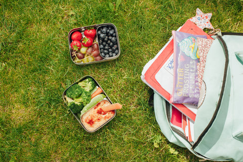 back to school packed lunches in Elephant Boxes