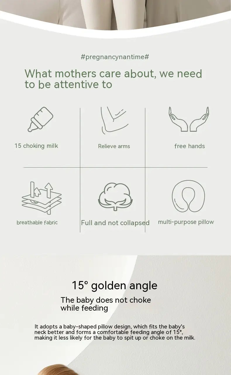 Multicolor Nursing Pillow for Newborns and Infants in the United States