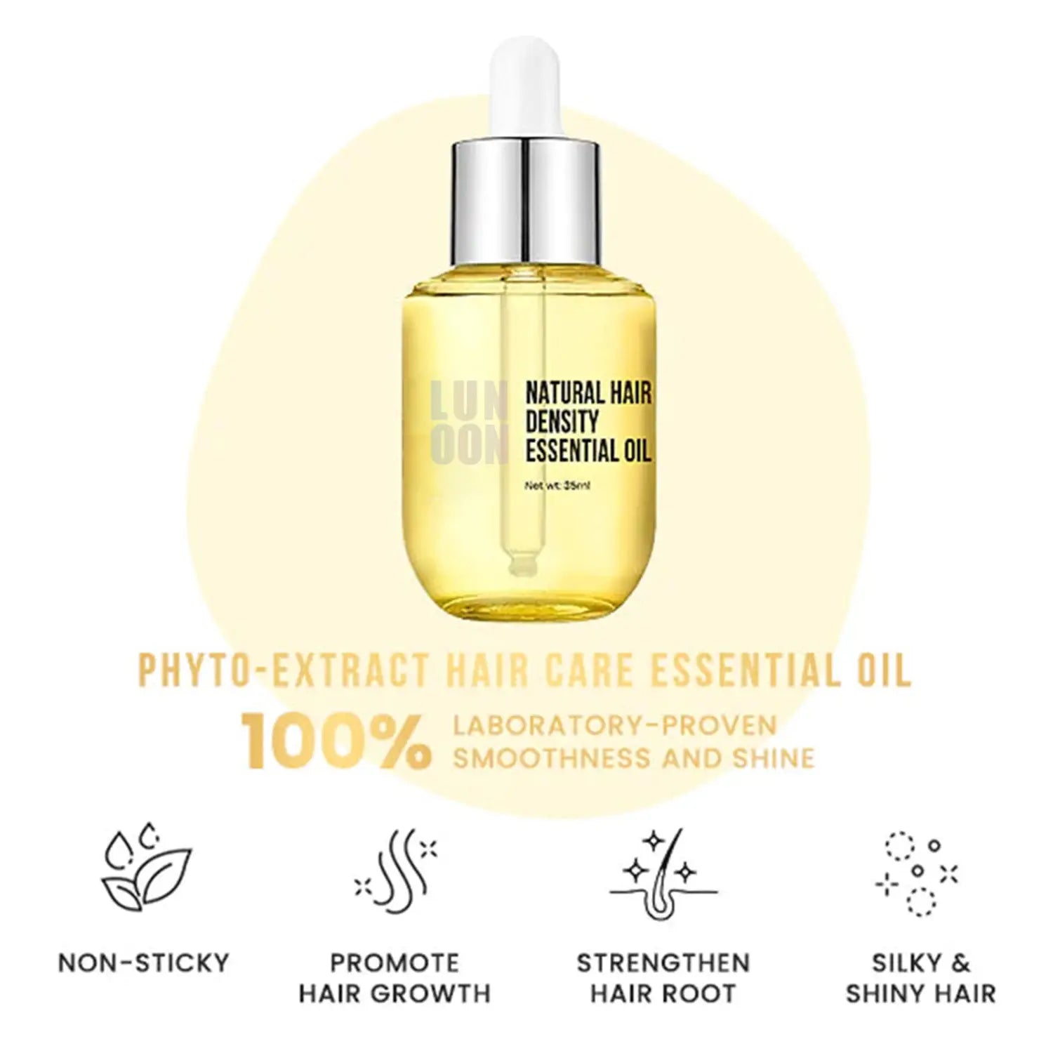 Hair Growth Essential Oil for Loss Treatment and Thicker Fuller