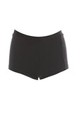 Black Stretch Back Zip Hotpant Shorts – Crystalline