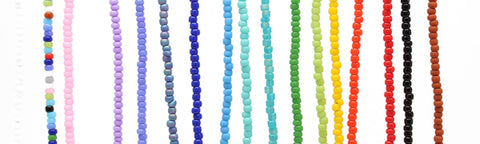So many seed bead colors to choose from!