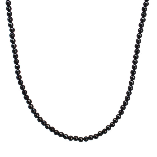 Black Onyx and Sterling Silver Bead Bracelet – Kathy Bankston