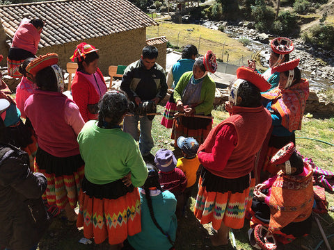 Peruvian weavers workshop