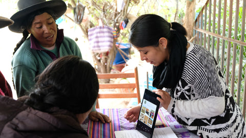 Working in Andean weaving communities