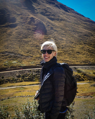 Eliane out and about near the community of Chaullacocha during an entrega