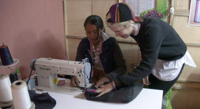 Sewing the prototypes with new shapes and sizes has been a fun adventure for the team in Chinchero