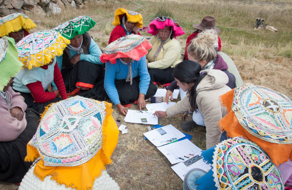 quechua weavers, Peruvian weavers, ausangate mountain