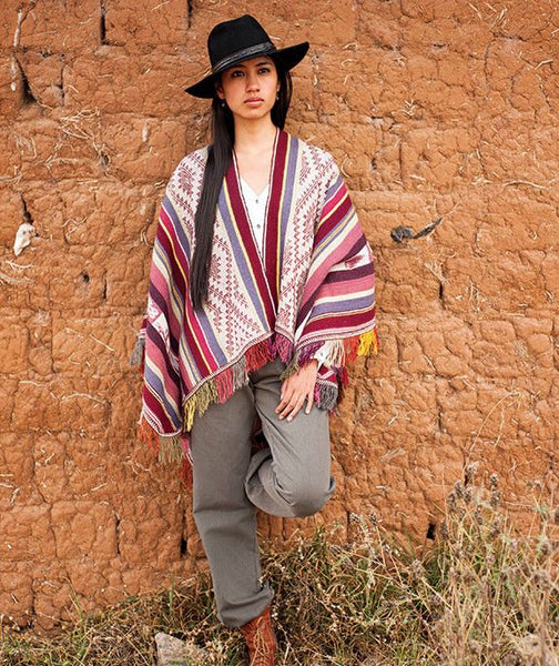 Carolina Alpaca Ruana Wrap – Threads of Peru