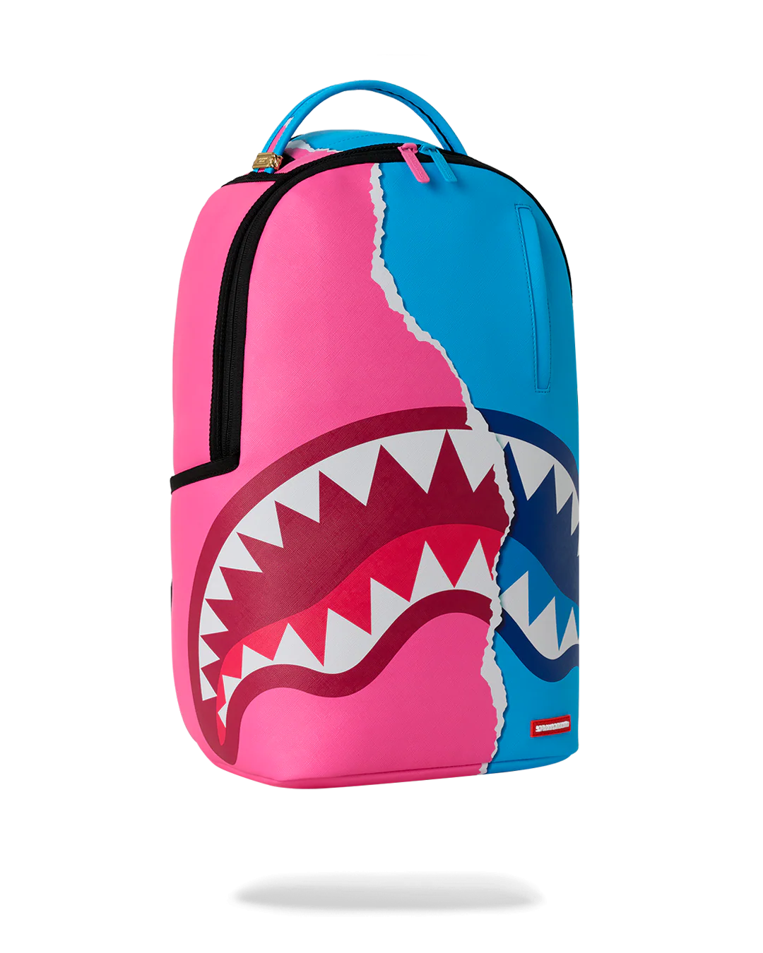 Sprayground Shark Central Cotton Candy Backpack Winter 23' Embroidered Psycho Bunny logo