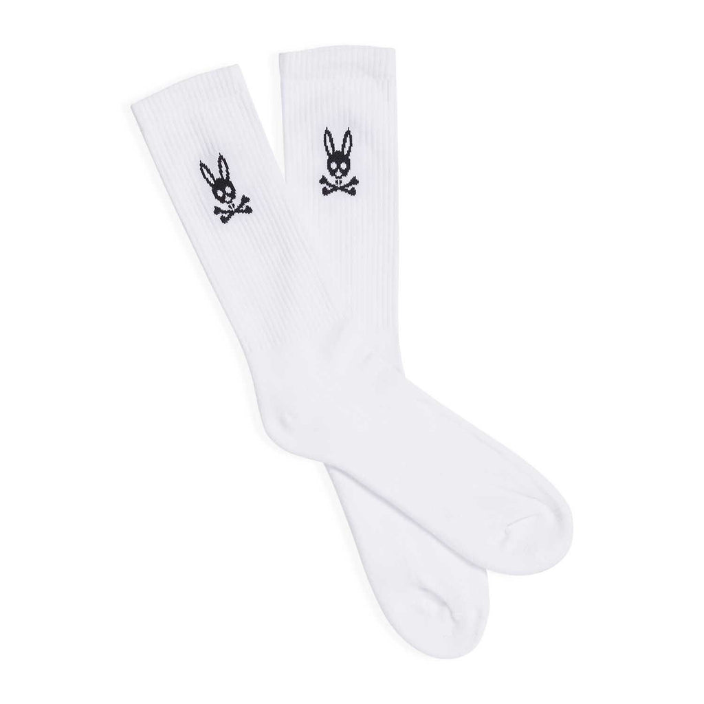 Psycho Bunny Mens Socks in White – YNGDGRT$