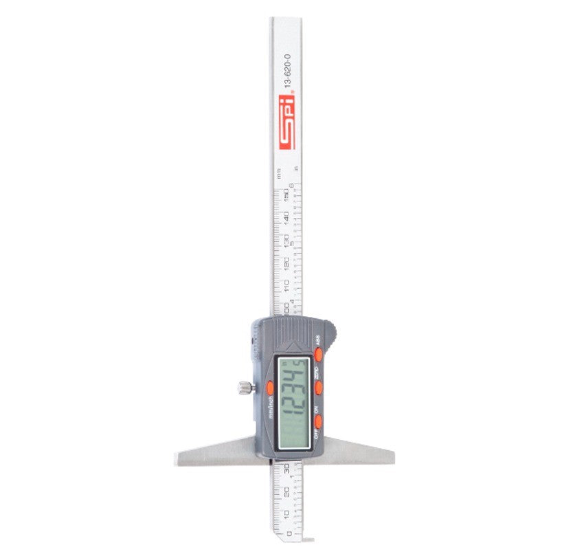 11-557-6 SPI Digital Depth Gage with Hook 12" with Cert