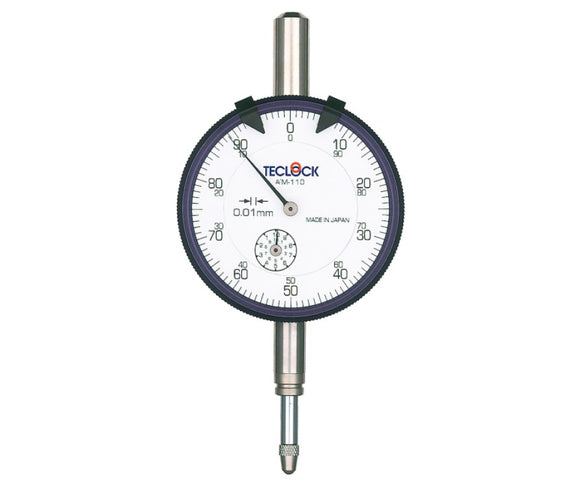 Teclock Dial Indicator 10mm Range - .01mm Grad