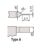 422-330-30 CAL Mitutoyo Type A Digital Blade Micrometer 0-1