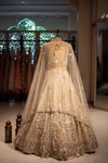 Golden Bridal Lehenga - Pallodstore
