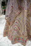 Lilac Bridal Lehenga - Pallodstore