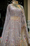 Lilac Bridal Lehenga - Pallodstore