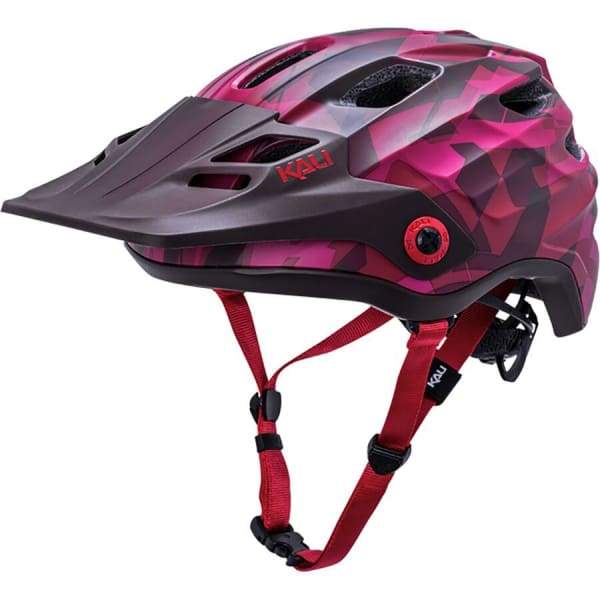 Kali Maya 3.0 Enduro Helmet - Camo Matte Red/Burgundy | SM/MD (55-59cm) - Helmets