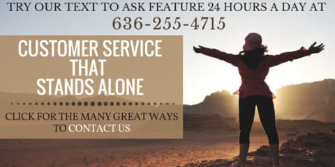 REAL PEOPLE REAL CUSTOMER SERVICE....GIVE US A RING!