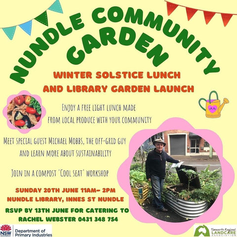 Upper Peel Landcare Group Winter Solstice Lunch and Community Garden Launch