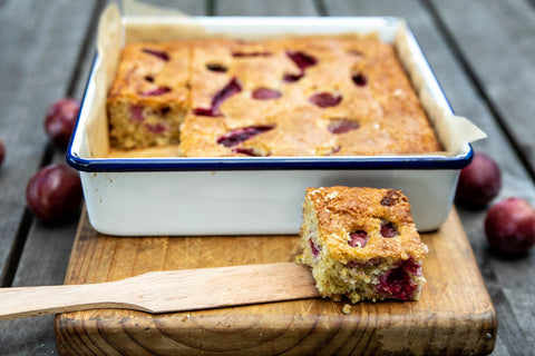 Plum and coconut cake - Odgers and McClelland Exchange Stores