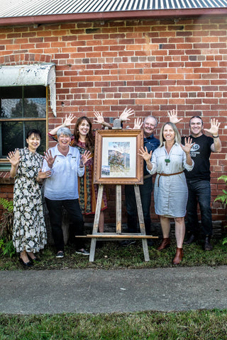 Hanging Rock artwork celebrates 10 years of collaboration