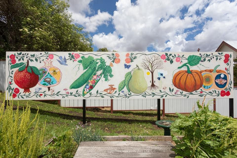 Nundle Community Garden Mural by Natasha Soonchild