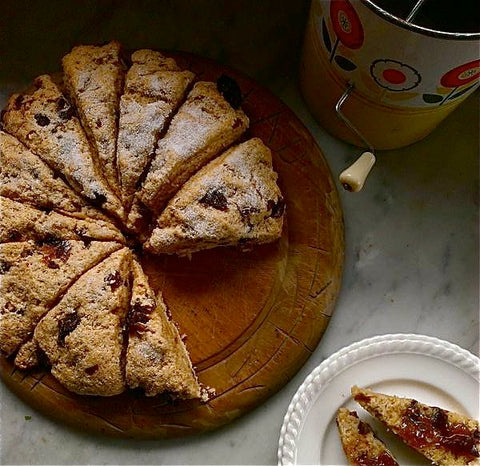 Lesley Russell’s ‘big’ scones (from Sophie Hansen’s book, Local is Lovely)